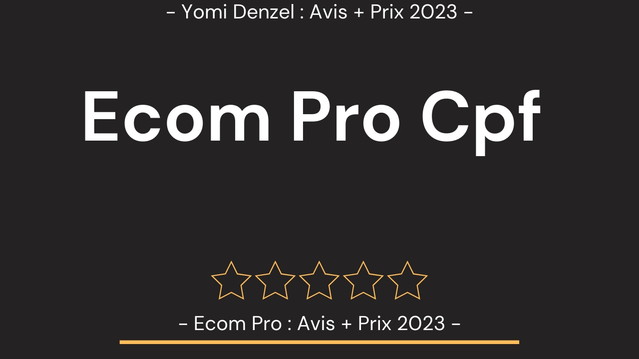 Formation Yomi Denzel Avis Yomi Denzel Formation Avis